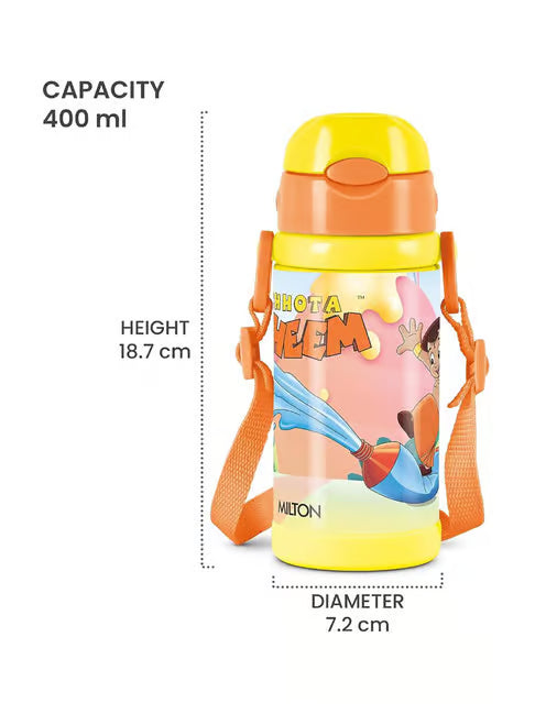 Milton Charmy Thermal Vacuum Insulated Bottle 450 with Straw