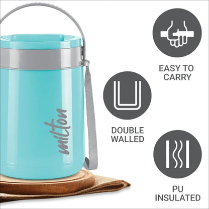 Milton Classic Tiffin with 4*300ml Stainless Steel Stackable Containers and Outer Case