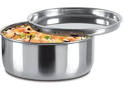 Milton Classic Tiffin with 4*300ml Stainless Steel Stackable Containers and Outer Case