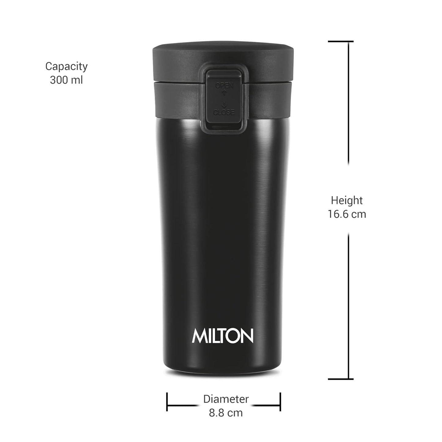 Milton Thermal Vacuum Insulated Coffee Mug 300 with Strainer