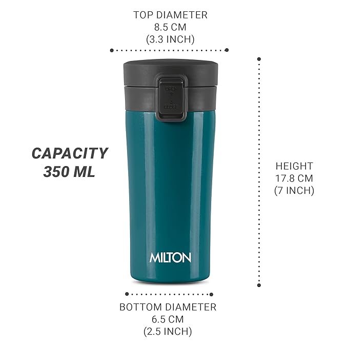 Milton Coffee Mug 400 Thermal Vacuum Insulated with Strainer