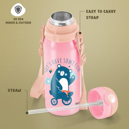Milton Companion 450 Thermal Vacuum Insulated Kids Bottle with Straw