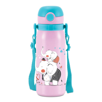 Milton Companion 450 Thermal Vacuum Insulated Kids Bottle with Straw