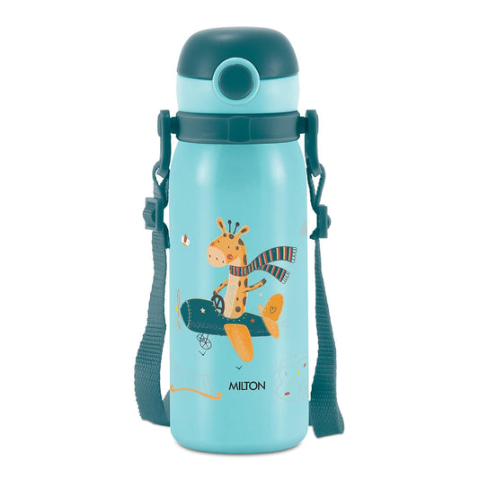 Milton Companion 450 Thermal Vacuum Insulated Kids Bottle with Straw