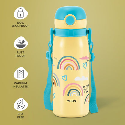 Milton Companion 450 Thermal Vacuum Insulated Kids Bottle with Straw