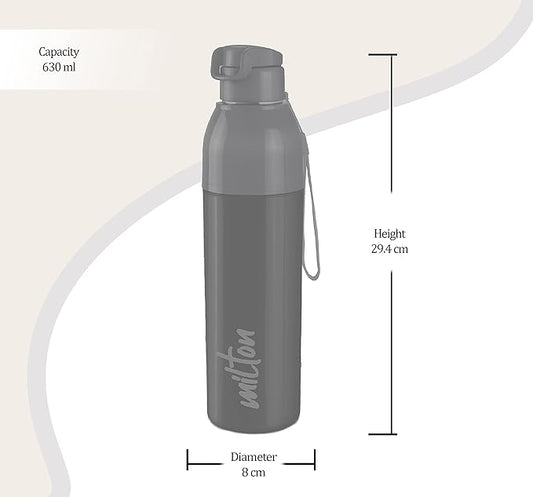 Milton Convey 900 Stainless Steel Bottle - Outside Plastic Inside Stainless Steel