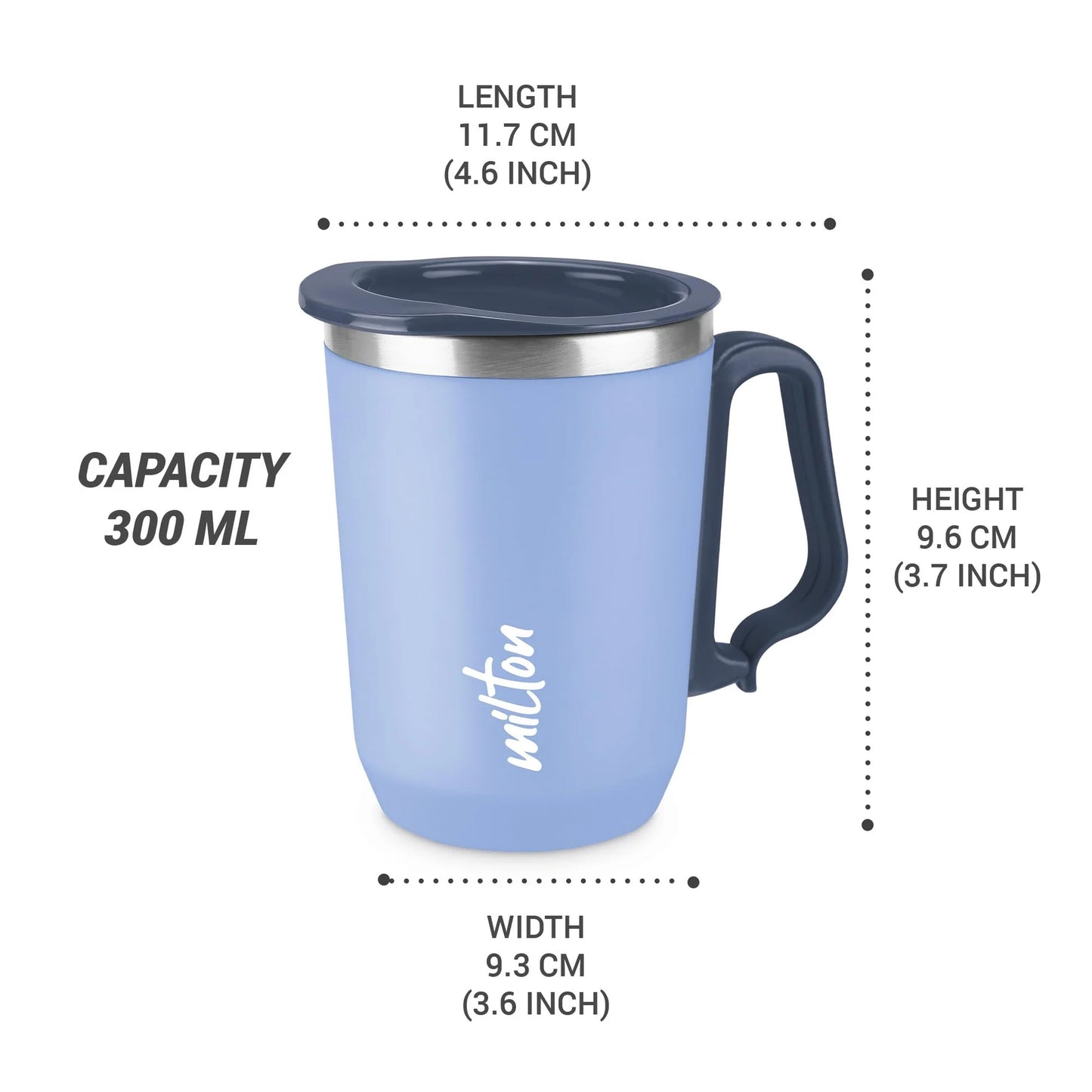 Milton Cool Touch Coastal Mug 350