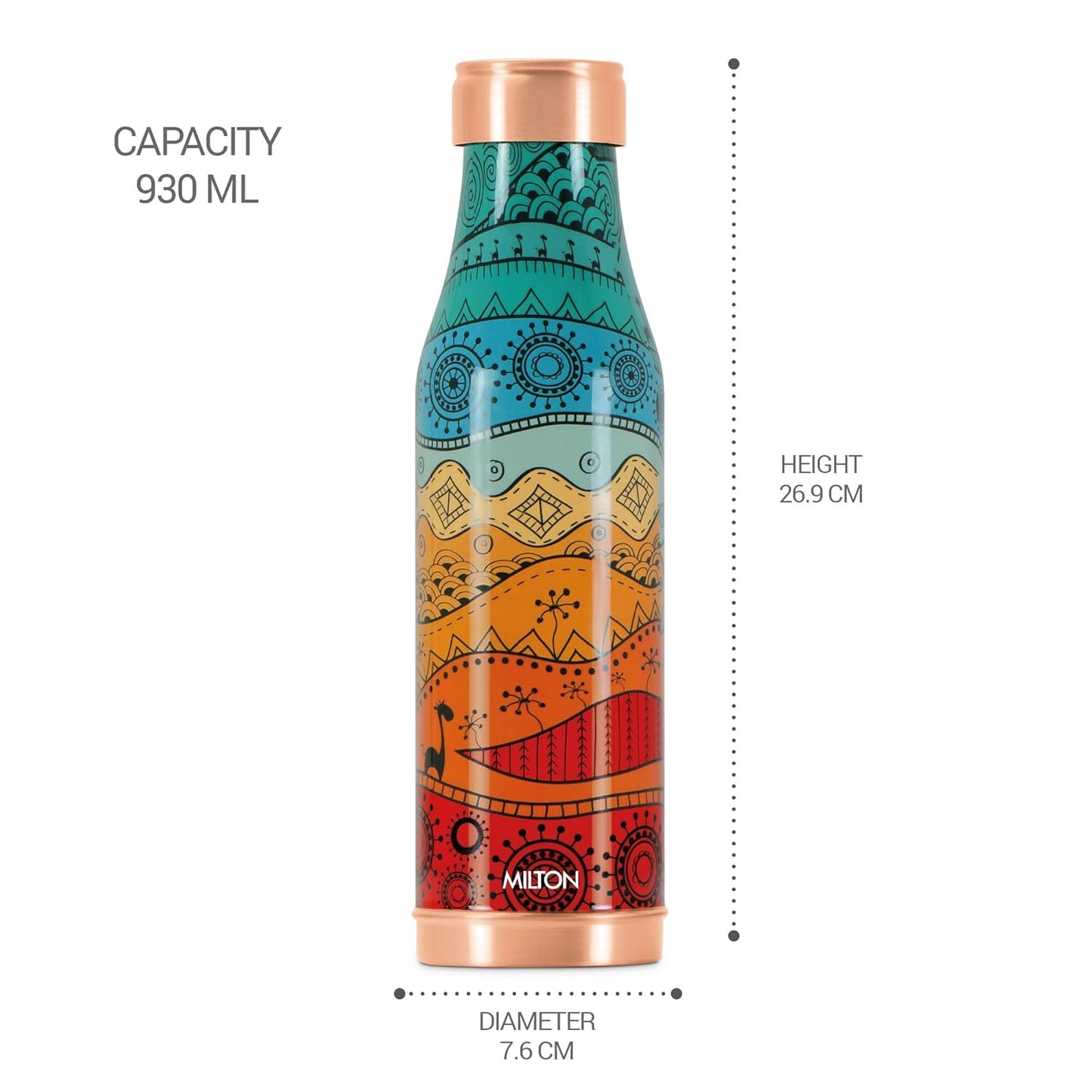 Milton Copper Charge Design 1000 Bottle
