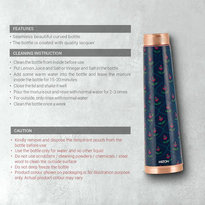 Milton Copper Delight 1000 Bottle with Design