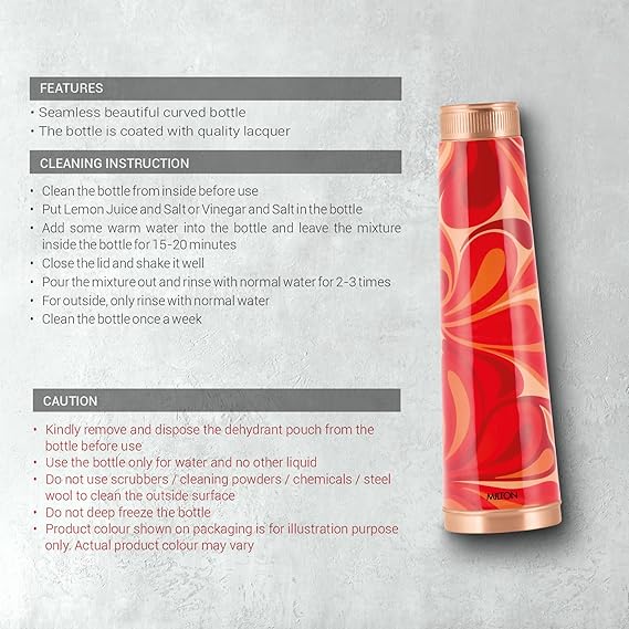 Milton Copper Delight 1000 Bottle with Design