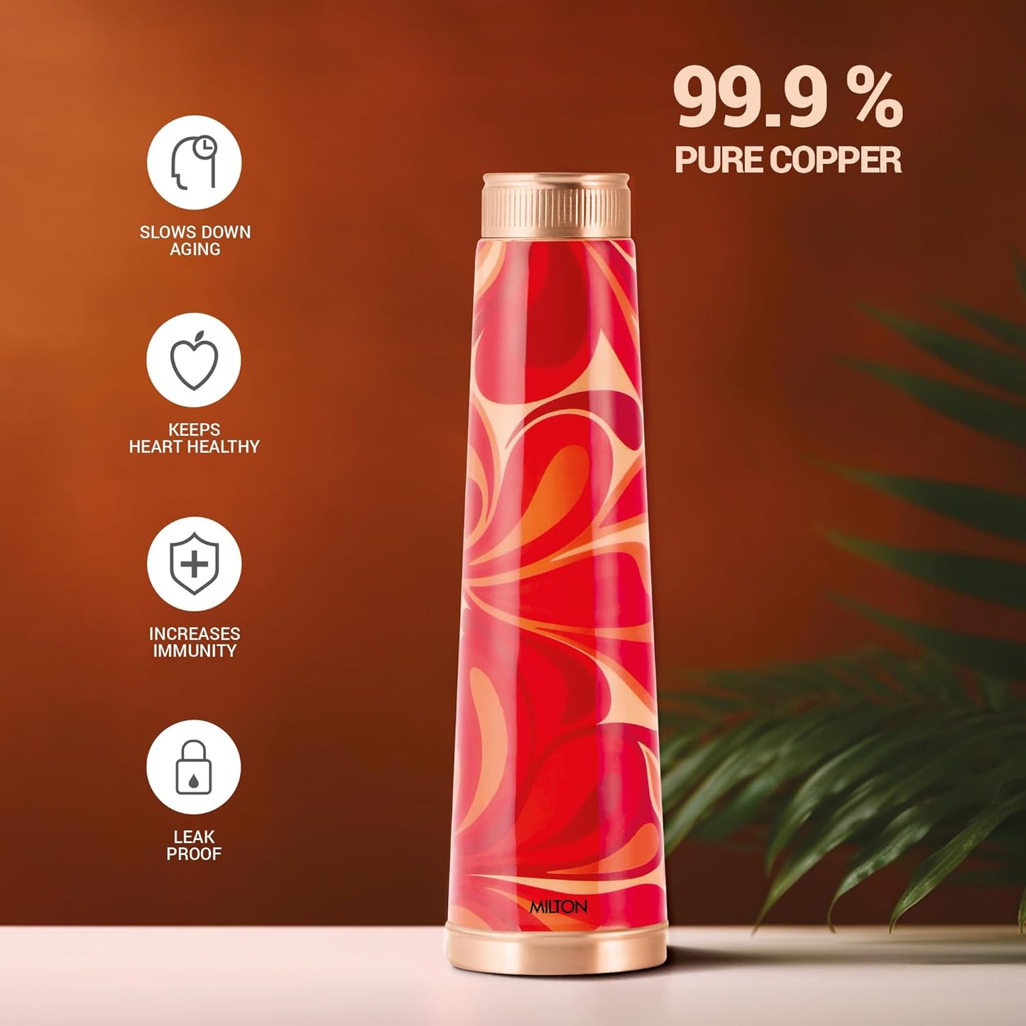 Milton Copper Delight 1000 Bottle with Design