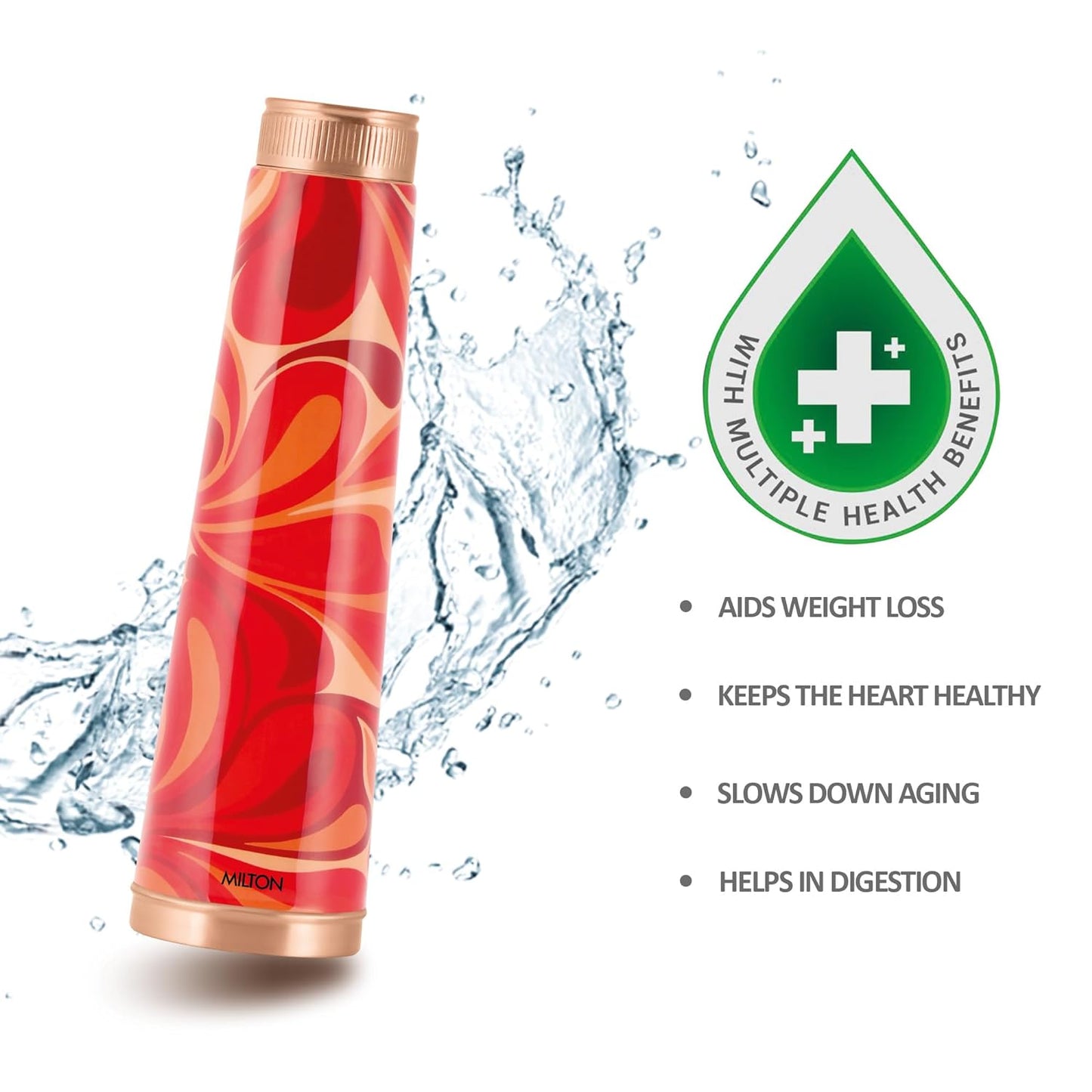 Milton Copper Delight 1000 Bottle with Design