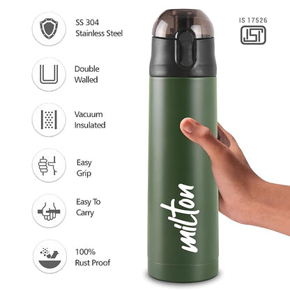 Milton Crown 400 Thermal Vacuum Insulated Bottle with FlipCap