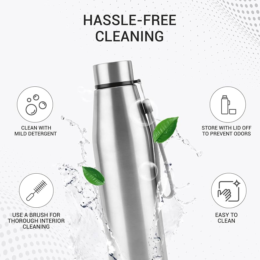 Milton Drift 1000ml Stainless Steel Bottle Set Of 3