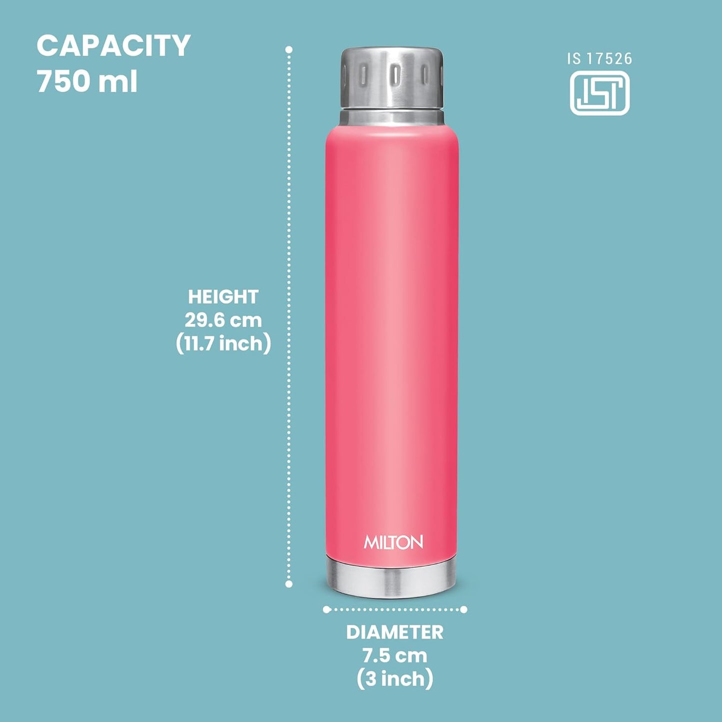 Milton Elfin Thermal Vacuum Insulated Bottle 750
