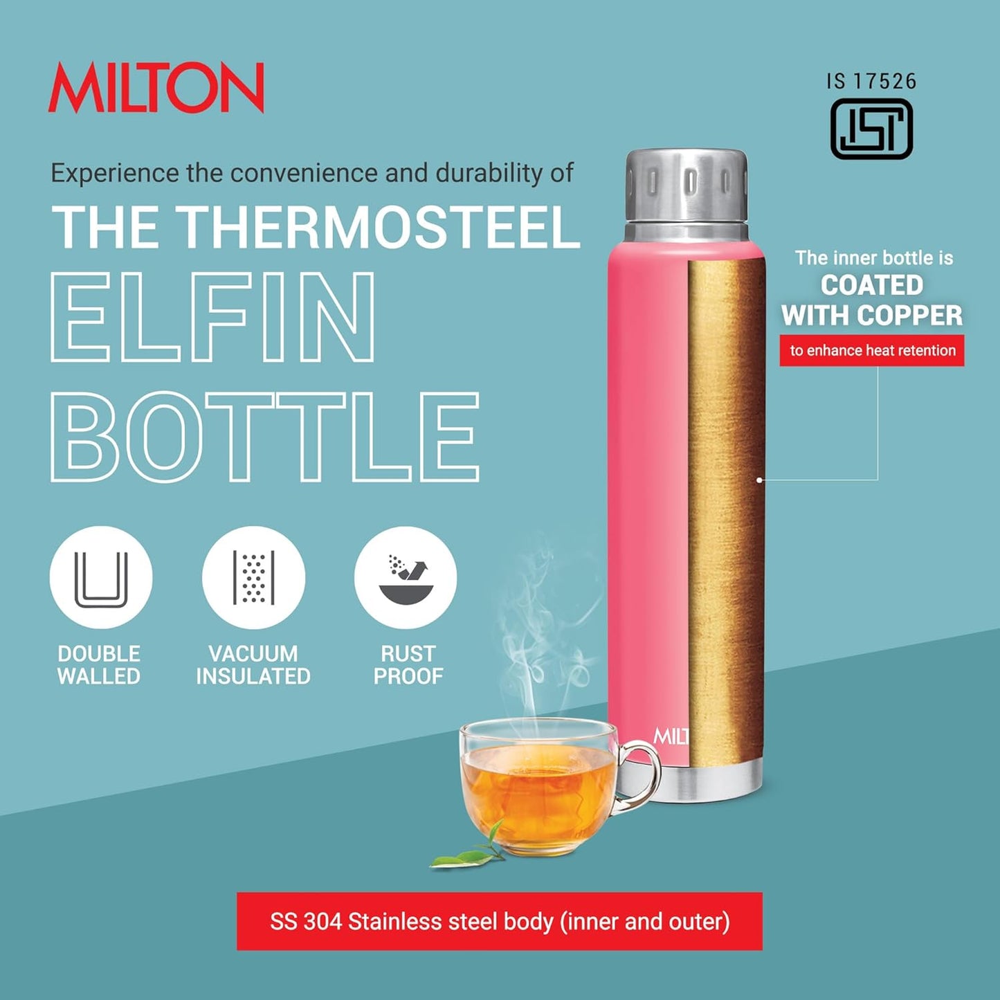 Milton Elfin Thermal Vacuum Insulated Bottle 750
