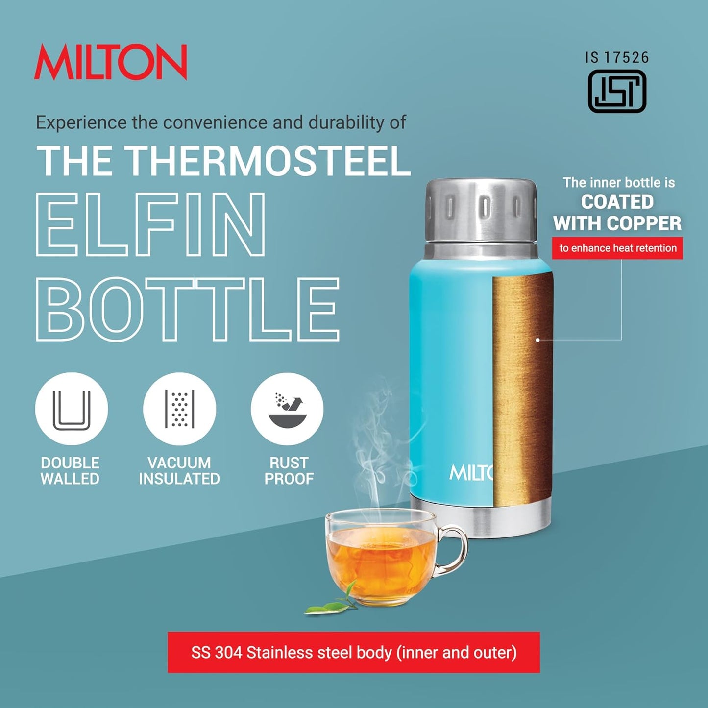 Milton Elfin Thermal Vacuum Insulated Bottle 160