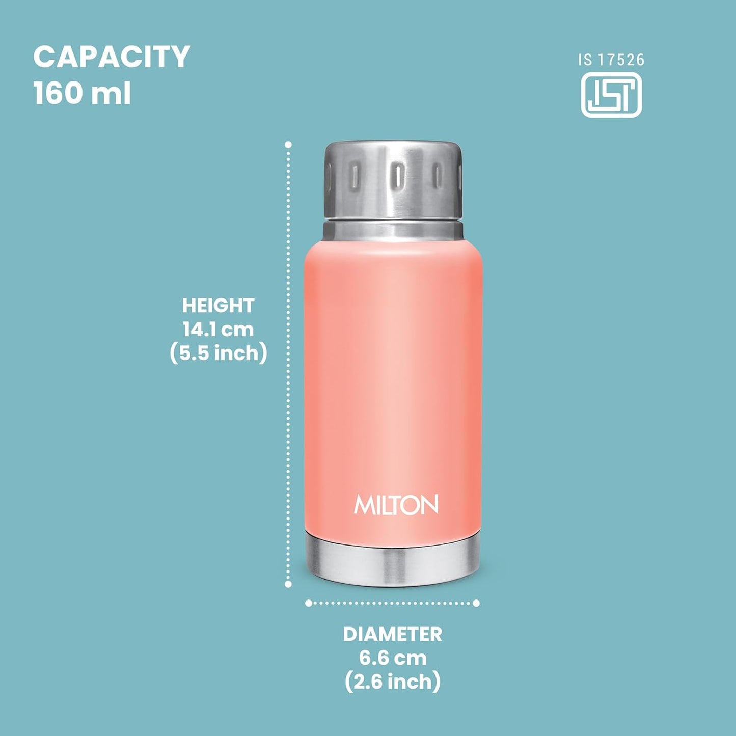 Milton Elfin Thermal Vacuum Insulated Bottle 160