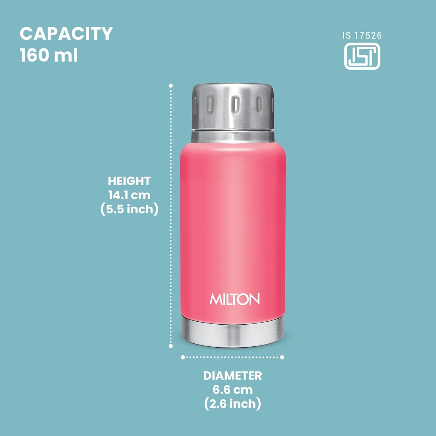 Milton Elfin Thermal Vacuum Insulated Bottle 160