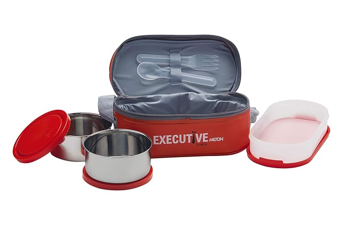 Milton Executive Lunch Set with 2*280ml Containers, 1*450ml Container and 1 Bag