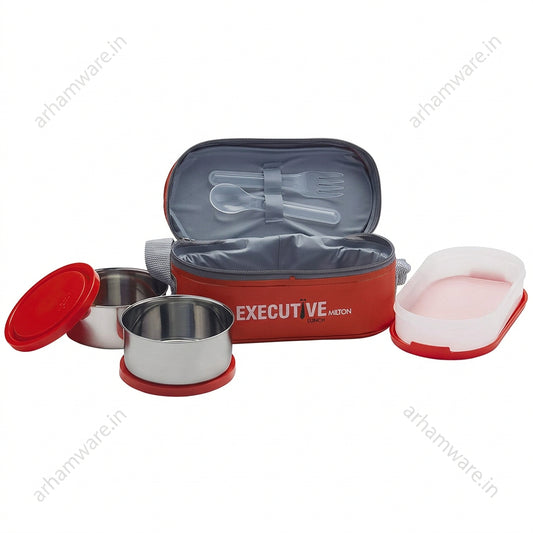Milton Executive Lunch Set with 2*280ml Containers, 1*450ml Container and 1 Bag
