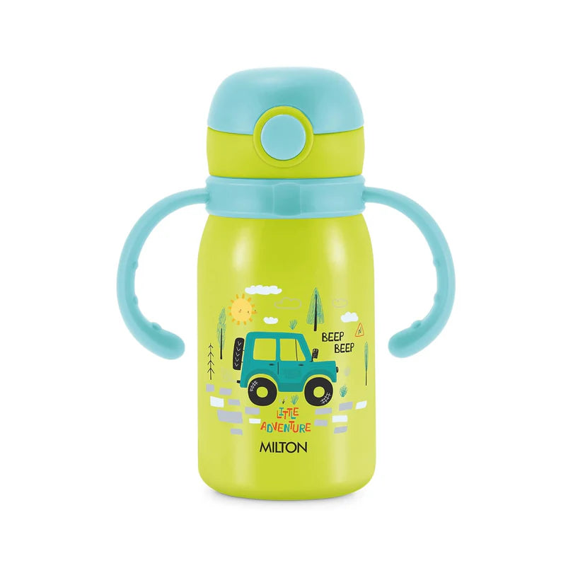 Milton Fountain Kids Stainless Steel Bottles with Straw 450