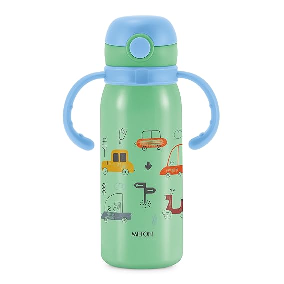 Milton Fountain Kids Stainless Steel Bottles with Straw 650