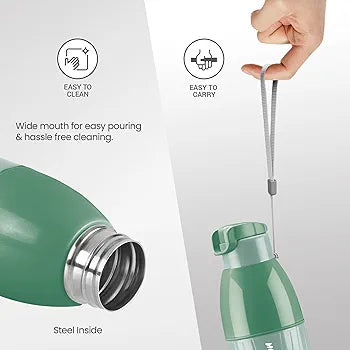 Milton Glacier Bottle 900ml - Outside Plastic Inside Stainless Steel