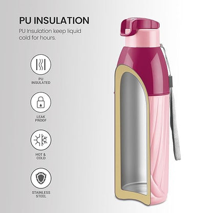 Milton Glacier Bottle 900ml - Outside Plastic Inside Stainless Steel