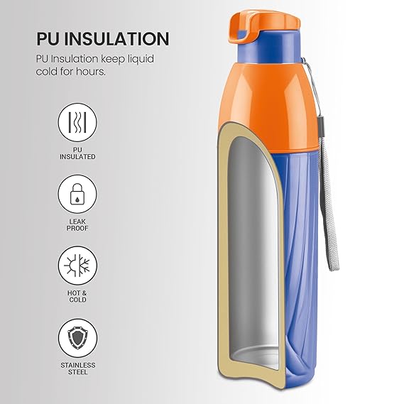 Milton Glacier Bottle 900ml - Outside Plastic Inside Stainless Steel