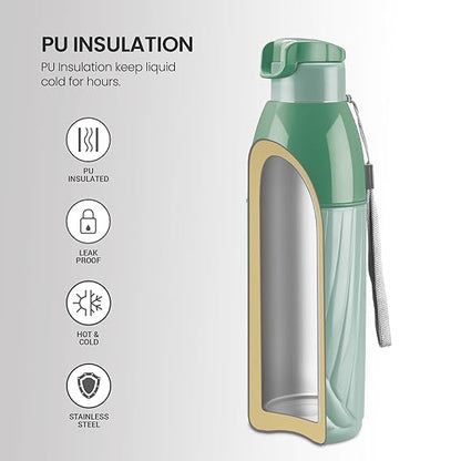 Milton Glacier Bottle 900ml - Outside Plastic Inside Stainless Steel
