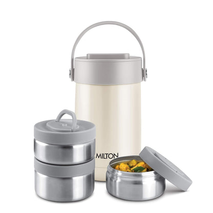 Milton Glamour Thermal Vacuum Insulated Tiffin Box Set of 3