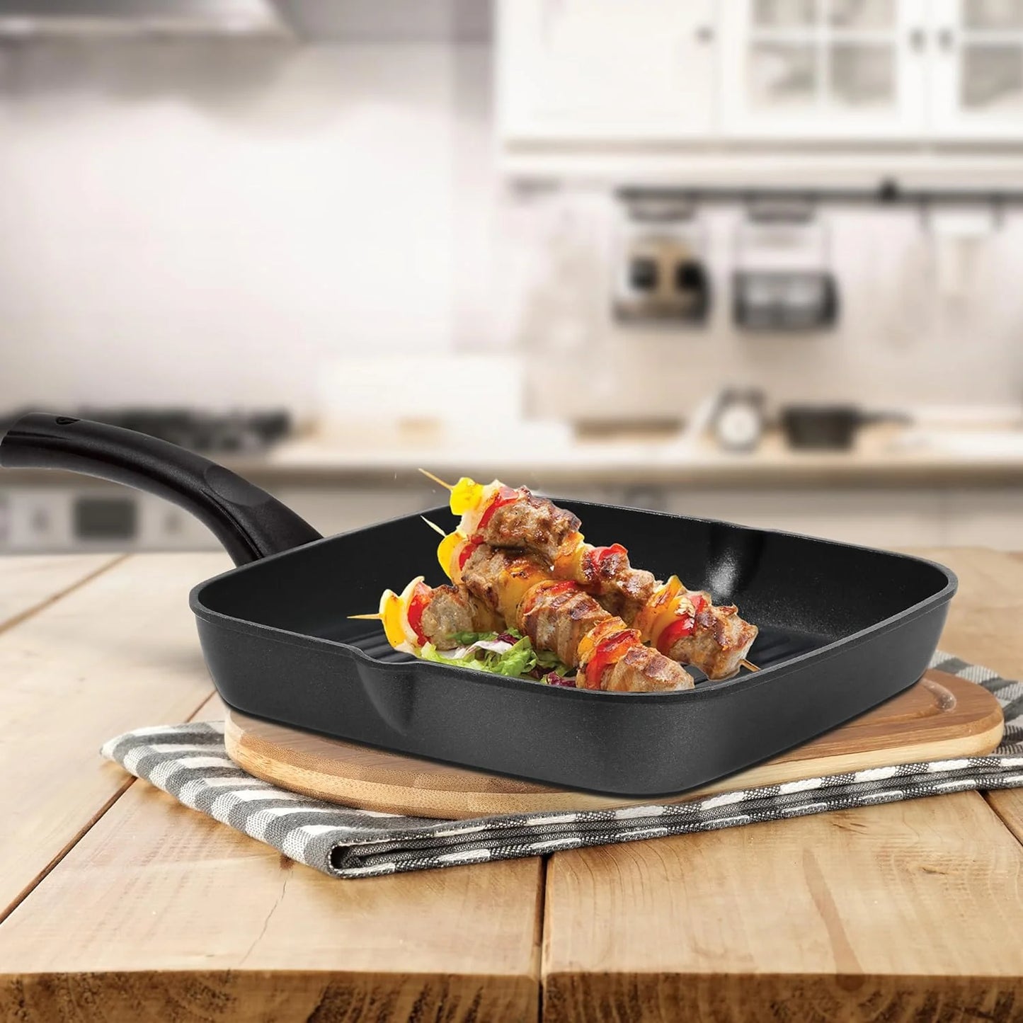 Milton Procook Granito Induction Die Cast Grill Pan
