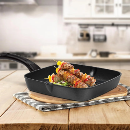 Milton Procook Granito Induction Die Cast Grill Pan