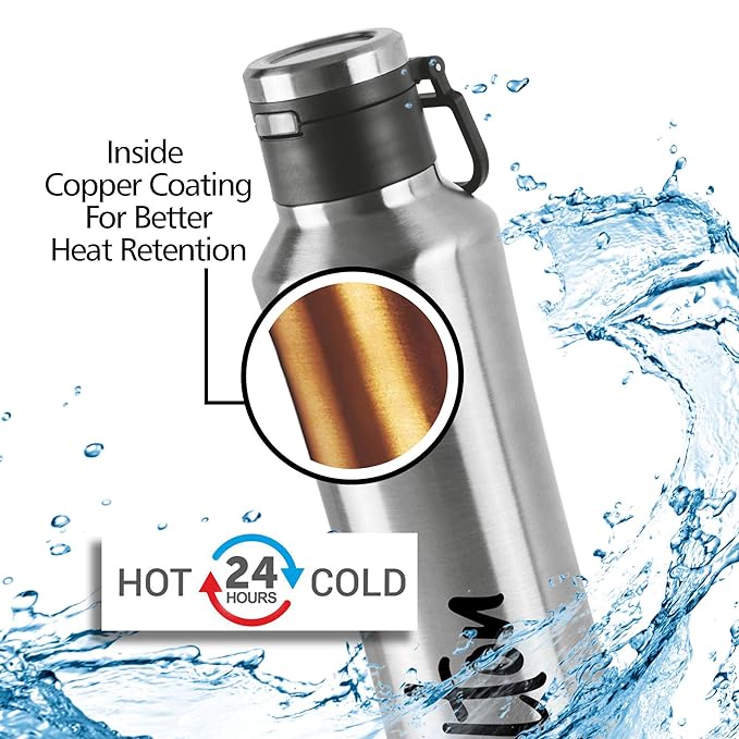 Milton Gulp 900 Thermal Vacuum Insulated Bottle with Flip Cap