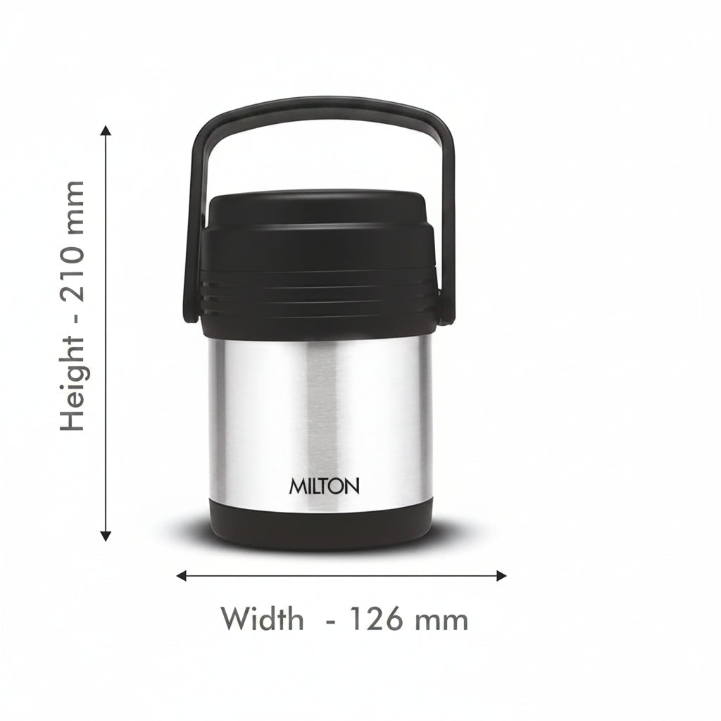 Milton Hot Meal 3 Thermal Vacuum Insulated Tiffin Box Set of 3