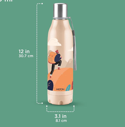 Milton Linear Bottle 900 - Outside Plastic Inside Stainless Steel