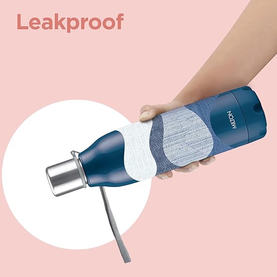 Milton Linear Bottle 900 - Outside Plastic Inside Stainless Steel