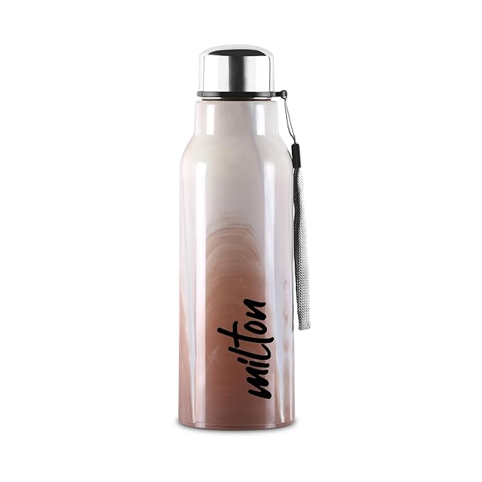 Milton Marble 600 Stainless Steel Bottle - Outside Plastic Inside Stainless Steel