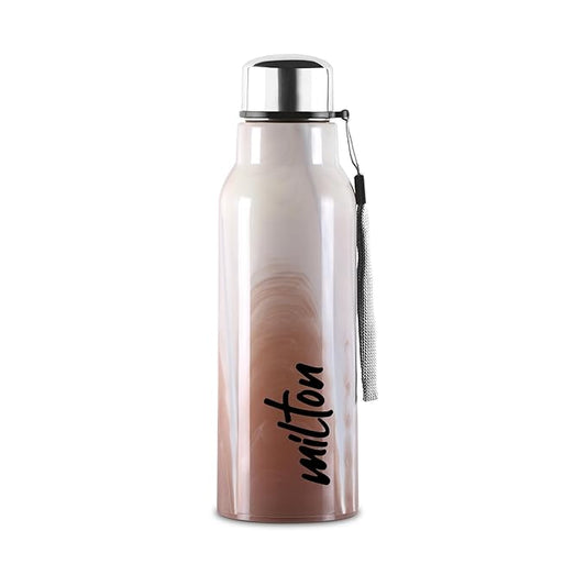 Milton Marble 600 Stainless Steel Bottle - Outside Plastic Inside Stainless Steel