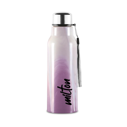 Milton Marble 600 Stainless Steel Bottle - Outside Plastic Inside Stainless Steel