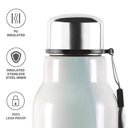 Milton Marble Stainless Steel Bottle 900 - Outside Plastic Inside Stainless Steel