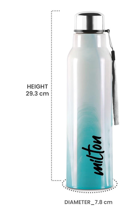 Milton Marble Stainless Steel Bottle 900 - Outside Plastic Inside Stainless Steel