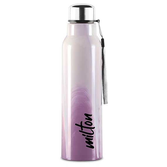Milton Marble Stainless Steel Bottle 900 - Outside Plastic Inside Stainless Steel