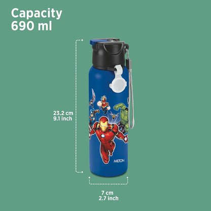 Milton Marvel Sipstar 750 Stainless Steel Bottle with Straw