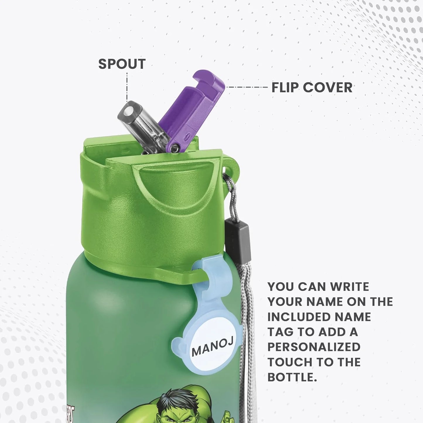 Milton Marvel Sipstar 750 Stainless Steel Bottle with Straw