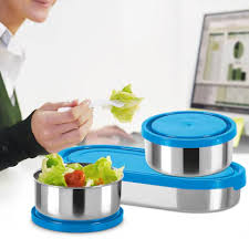 Milton Stainless Steel Master lunch Set with 3 Containers and Cutlery Set