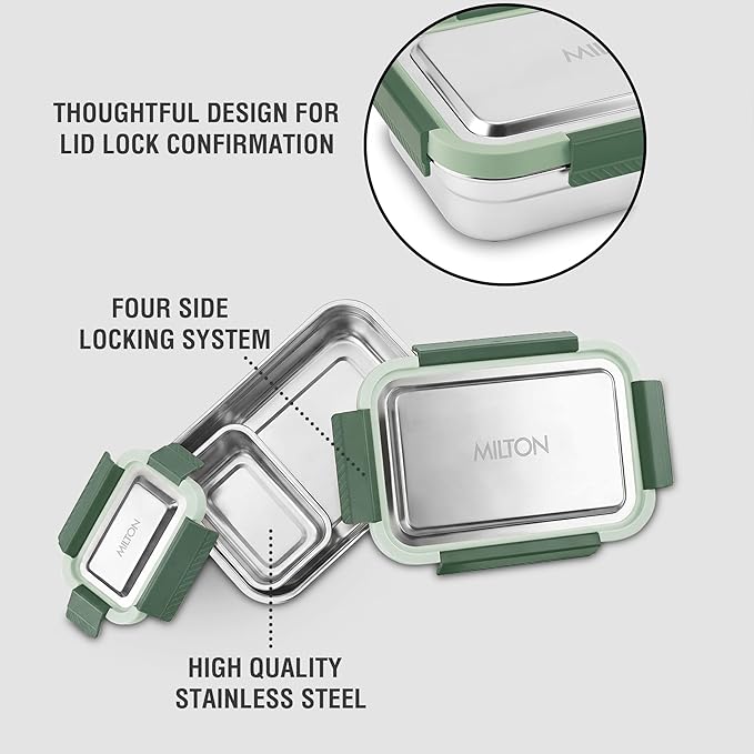 Milton Modern Meal Junior Stainless Steel Lunch Box with Inner Container