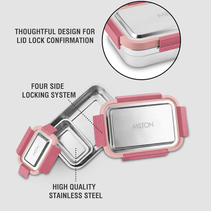 Milton Modern Meal Junior Stainless Steel Lunch Box with Inner Container