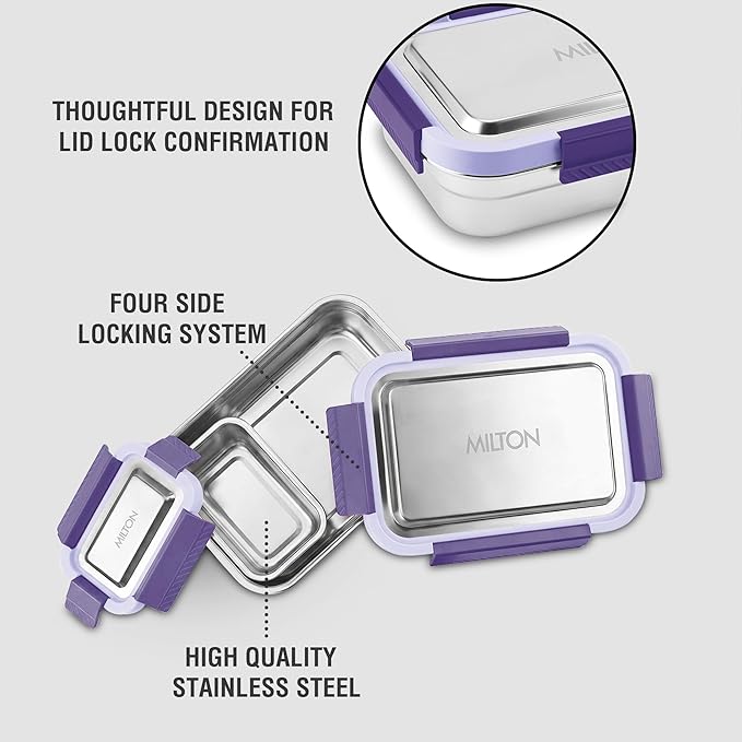 Milton Modern Meal Junior Stainless Steel Lunch Box with Inner Container